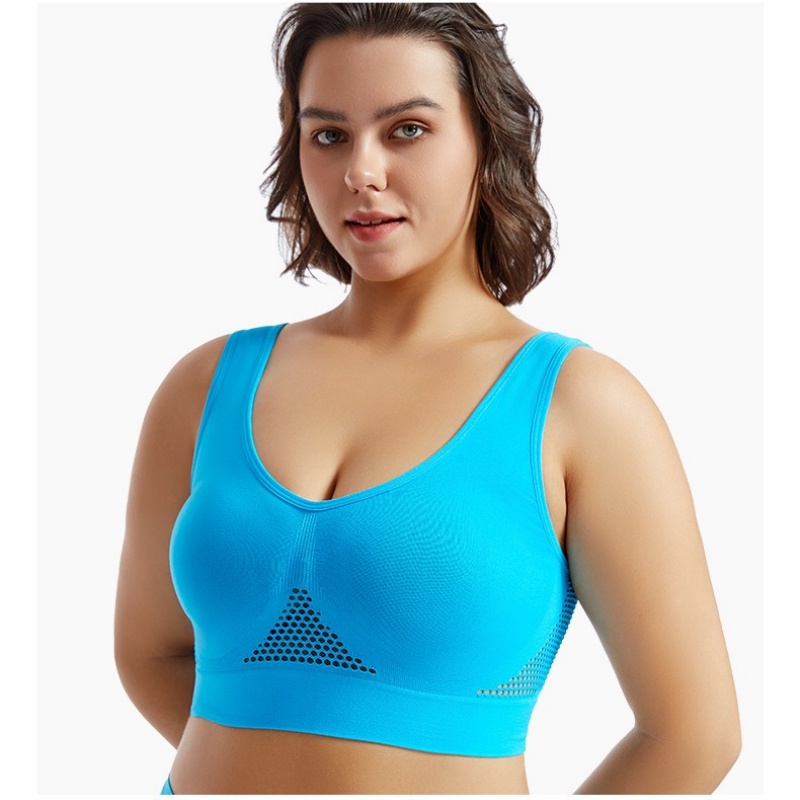 Seamless Push-Up Bra for Women – Plus Size Comfort Sports Crop Top