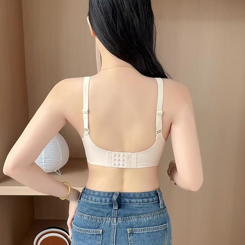 ComfortLift Seamless PushUp Sports Bra For Women Soft Wireless Everyday Support 3