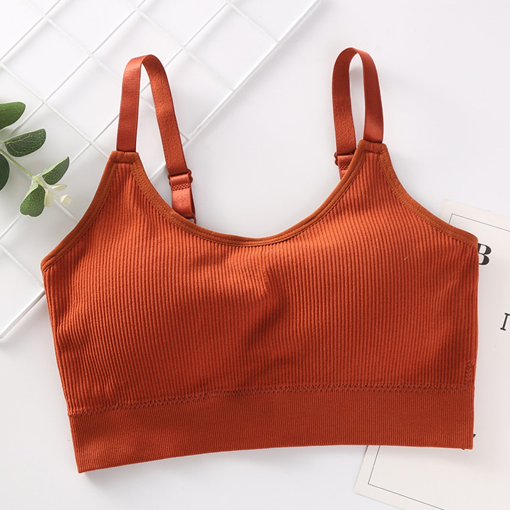 ComfortFit Seamless Full Cup Breathable Bralette Wire Free Sports Bra For Women 3
