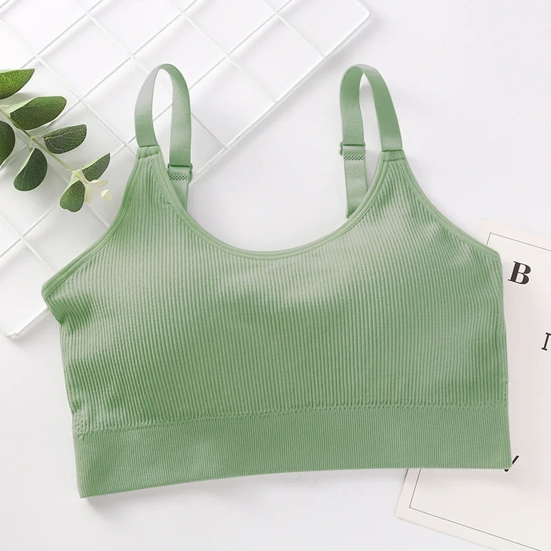 ComfortFit Seamless Full Cup Breathable Bralette Wire Free Sports Bra For Women 8