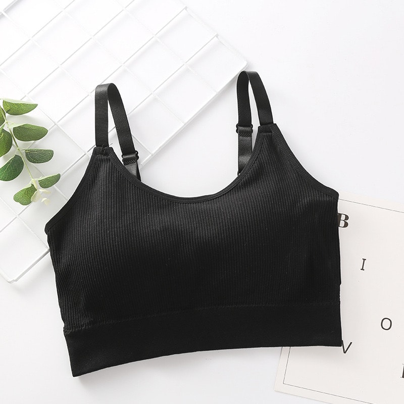 ComfortFit Seamless Full Cup Breathable Bralette Wire Free Sports Bra For Women 9
