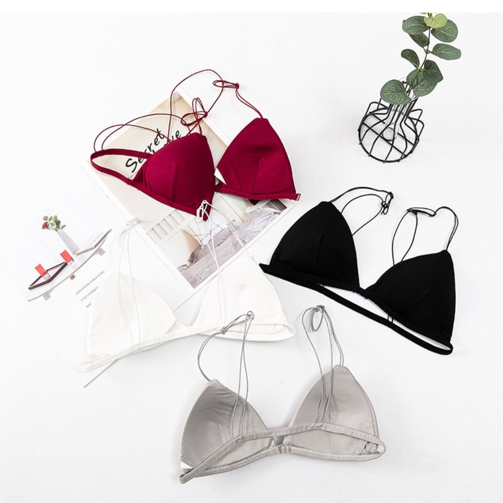 LuxeLift Wireless Triangle Bra For Women Beauty Back Push Up Comfort Bralette 0