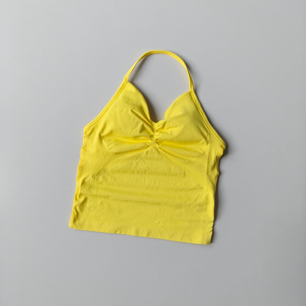 FlexLift Seamless Backless Yoga Tank with Built-In Bra