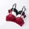 Lace Deep V Push Up Bra With Anti Sag Support For Women 2