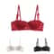 Lace Deep V Push Up Bra With Anti Sag Support For Women 4