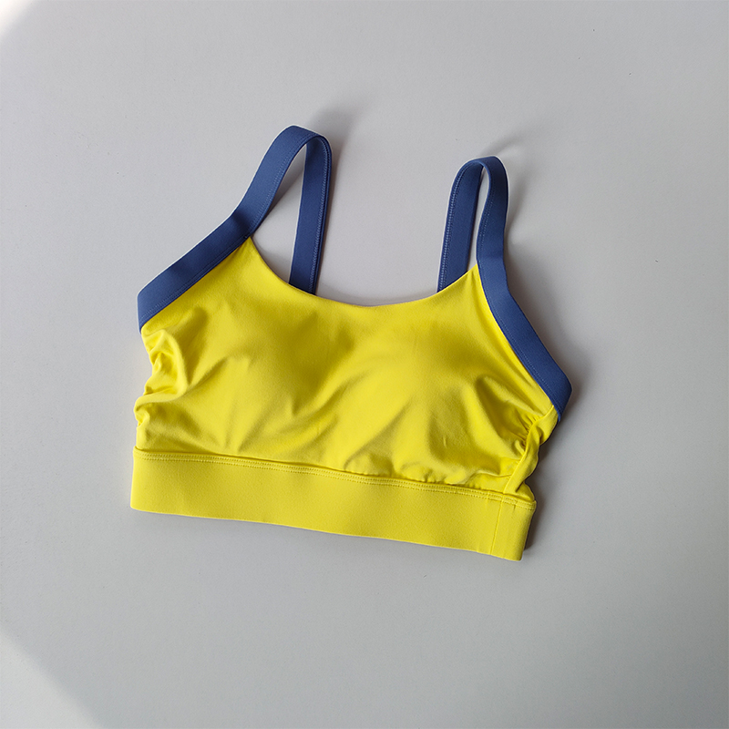 Performance Open Back Sports Bra Crop Top Supportive Yoga Gym Bra 5