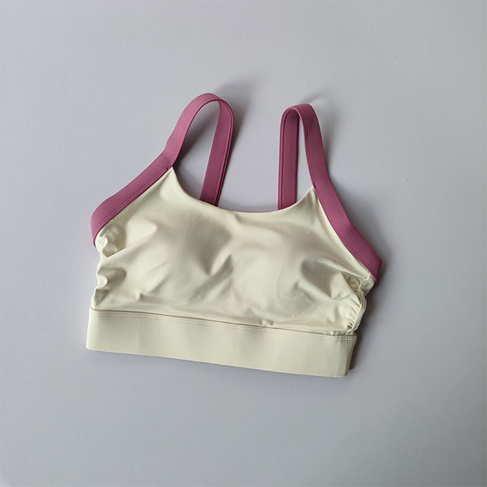 Performance Open Back Sports Bra Crop Top Supportive Yoga Gym Bra 6