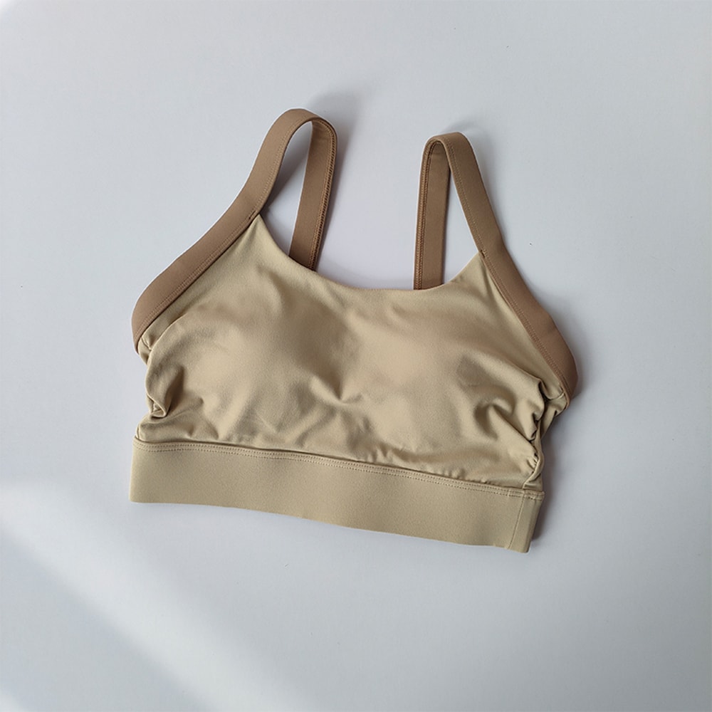 Performance Open Back Sports Bra Crop Top Supportive Yoga Gym Bra 7