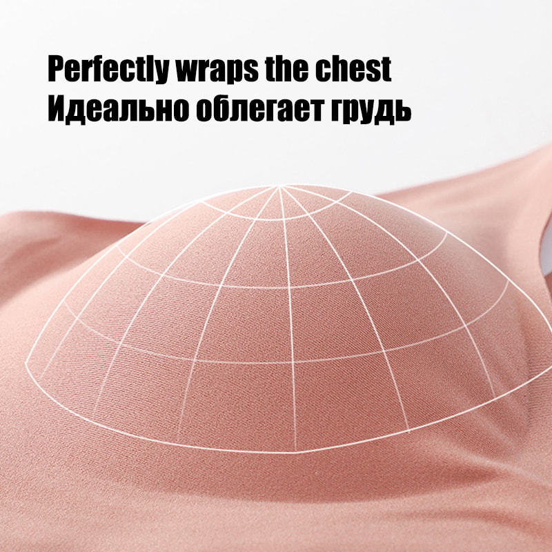 SilkAir Deep V Wireless Bra Seamless Bra For Everyday Comfort Support 3