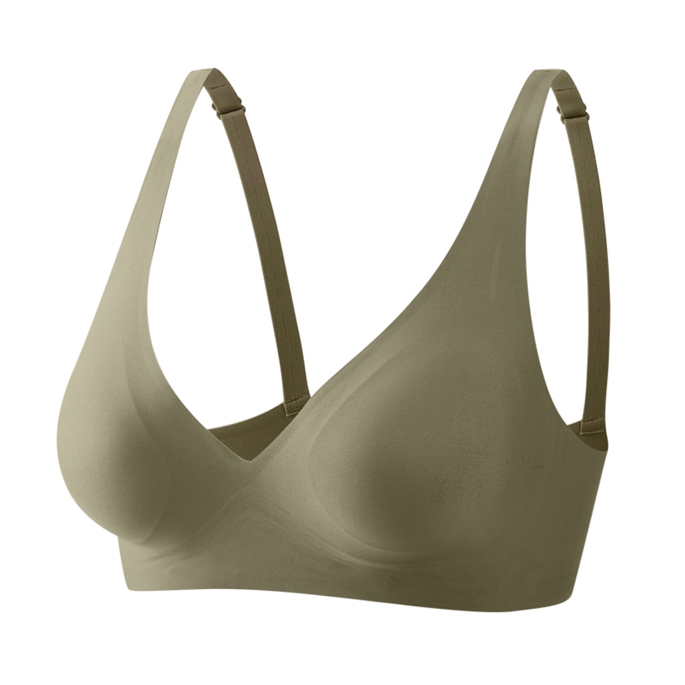 SilkAir Deep V Wireless Bra Seamless Bra For Everyday Comfort Support 1