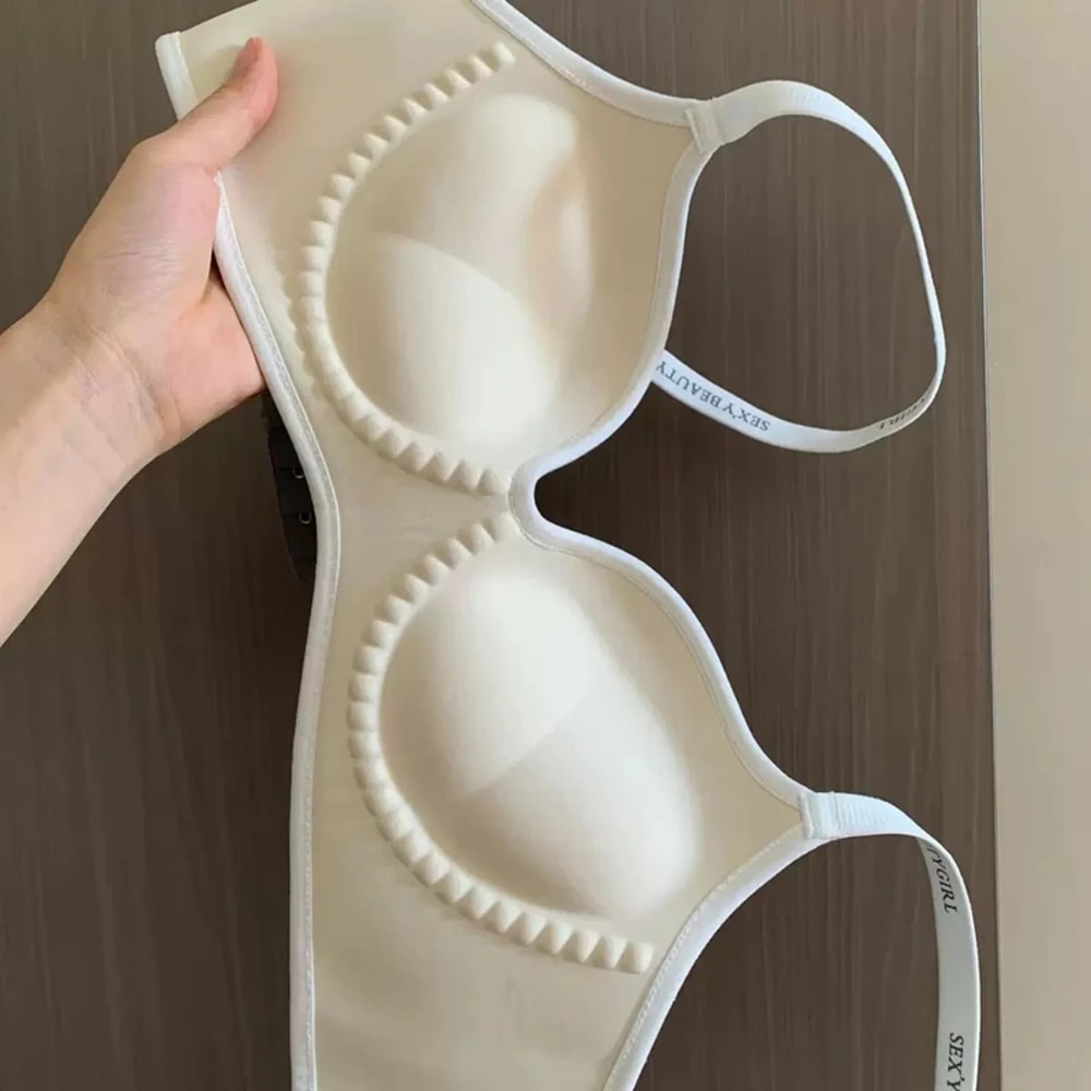 InvisibleLift Wireless Push Up Bra for Small Busts – Seamless Support Bralette