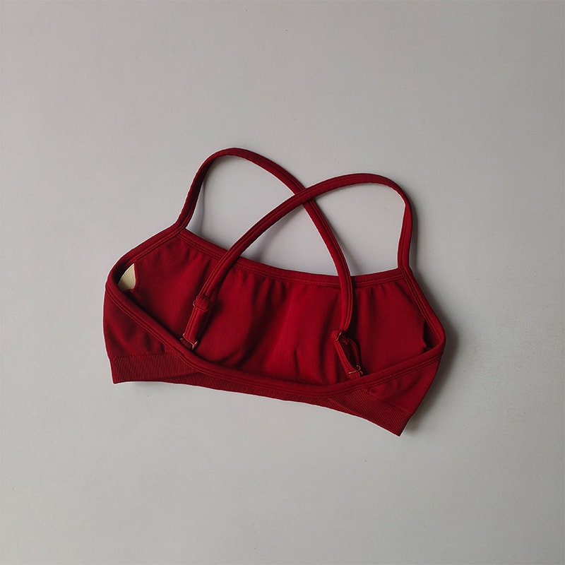 Seamless Support Sports Bra Crop Top for Yoga, Gym & Fitness Training