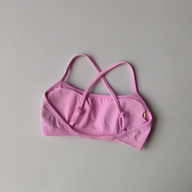 Seamless Support Sports Bra Crop Top for Yoga, Gym & Fitness Training