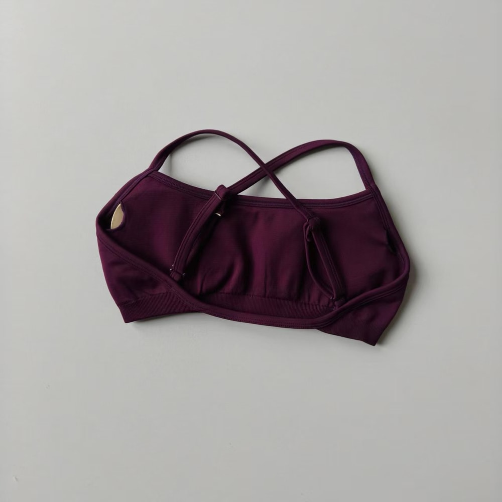 Seamless Support Sports Bra Crop Top for Yoga, Gym & Fitness Training