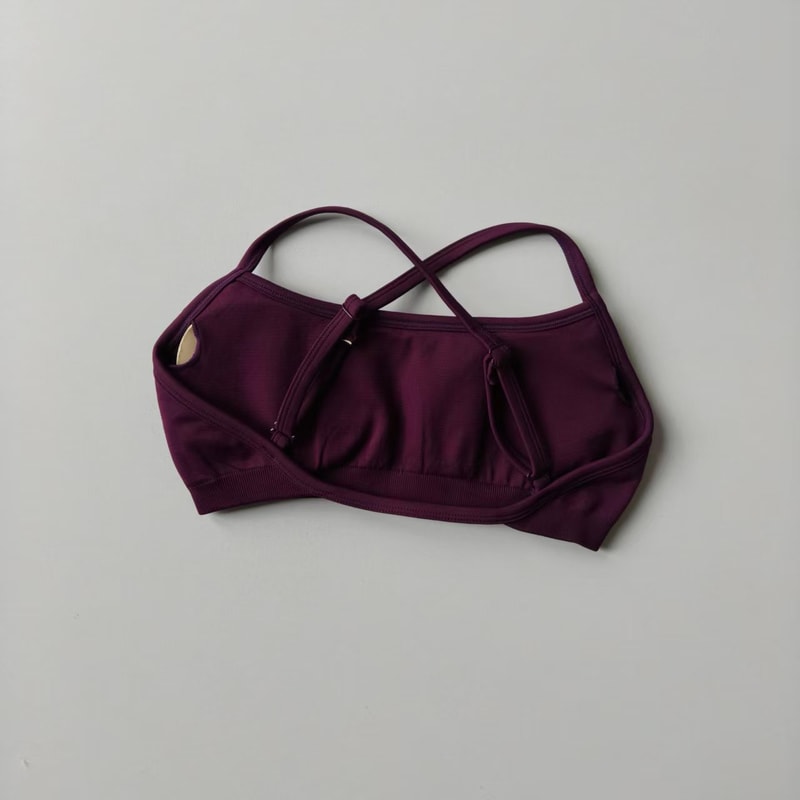 Seamless Support Sports Bra Crop Top for Yoga, Gym & Fitness Training