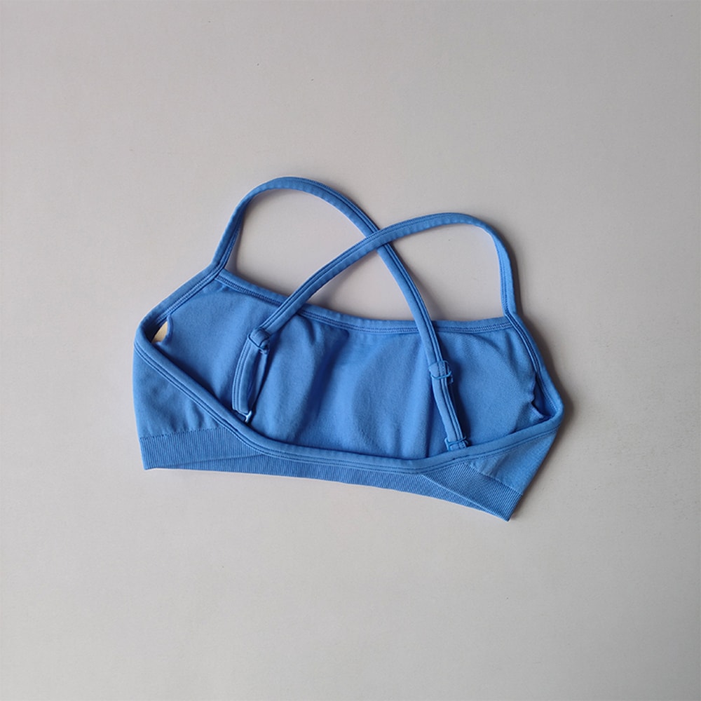 Seamless Support Sports Bra Crop Top for Yoga, Gym & Fitness Training