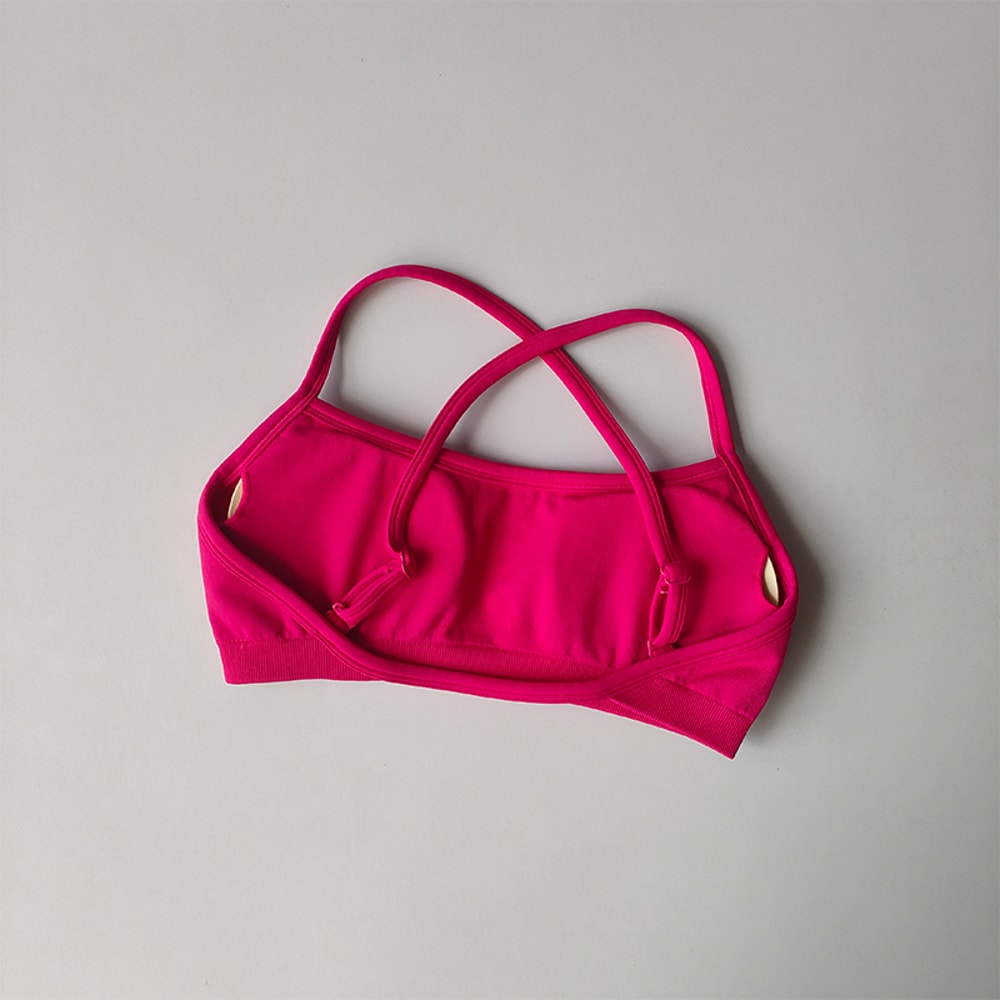 Seamless Support Sports Bra Crop Top for Yoga, Gym & Fitness Training
