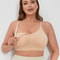 Plus Size Adjustable Seamless Nursing Bra – Breathable Maternity & Breastfeeding Support