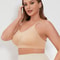 Plus Size Adjustable Seamless Nursing Bra – Breathable Maternity & Breastfeeding Support