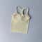 FlexFit Seamless Yoga Tank Top with Built-In Bra for Gym, Pilates & Running