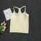 FlexFit Seamless Yoga Tank Top with Built-In Bra for Gym, Pilates & Running