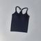 FlexFit Seamless Yoga Tank Top with Built-In Bra for Gym, Pilates & Running