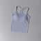 FlexFit Seamless Yoga Tank Top with Built-In Bra for Gym, Pilates & Running