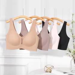 comfortlift seamless wireless bra camisole with removable pads & natural support