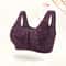 ComfortEase Front Closure Cotton Bra For Seniors Breathable Wireless Full Coverage Support 0