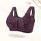 ComfortEase Front Closure Cotton Bra For Seniors Breathable Wireless Full Coverage Support 0