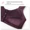 ComfortEase Front Closure Cotton Bra For Seniors Breathable Wireless Full Coverage Support 2