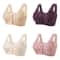 ComfortEase Front Closure Cotton Bra For Seniors Breathable Wireless Full Coverage Support 4