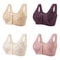 ComfortEase Front Closure Cotton Bra For Seniors Breathable Wireless Full Coverage Support 4