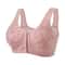 ComfortEase Front Closure Cotton Bra For Seniors Breathable Wireless Full Coverage Support 6