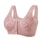 ComfortEase Front Closure Cotton Bra For Seniors Breathable Wireless Full Coverage Support 6