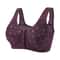 ComfortEase Front Closure Cotton Bra For Seniors Breathable Wireless Full Coverage Support 5