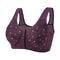 ComfortEase Front Closure Cotton Bra For Seniors Breathable Wireless Full Coverage Support 5