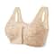 ComfortEase Front Closure Cotton Bra For Seniors Breathable Wireless Full Coverage Support 7