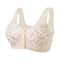 ComfortEase Front Closure Cotton Bra For Seniors Breathable Wireless Full Coverage Support 8