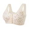 ComfortEase Front Closure Cotton Bra For Seniors Breathable Wireless Full Coverage Support 8