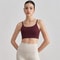 FlexCurve Backless High Impact Sports Bra Crop Top for Yoga, Running & Gym Workouts