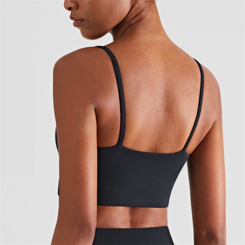 FlexCurve Backless High Impact Sports Bra Crop Top for Yoga, Running & Gym Workouts