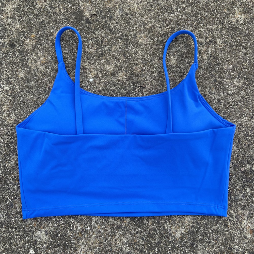 FlexCurve Backless High Impact Sports Bra Crop Top for Yoga, Running & Gym Workouts
