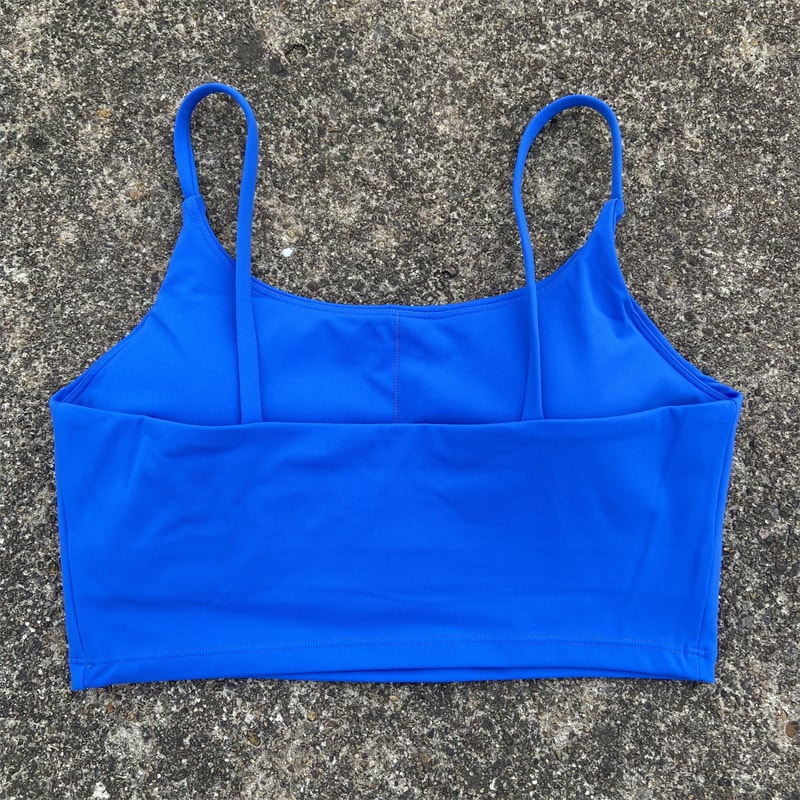 FlexCurve Backless High Impact Sports Bra Crop Top for Yoga, Running & Gym Workouts