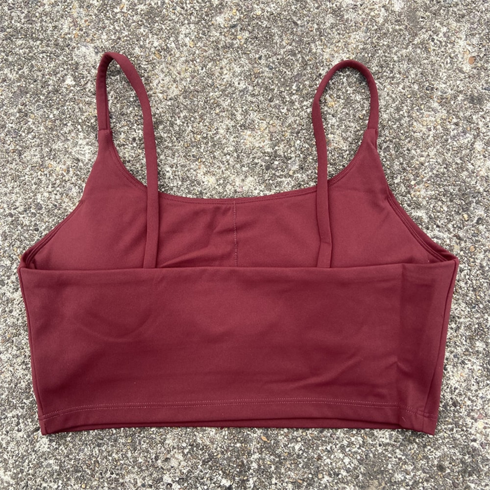 FlexCurve Backless High Impact Sports Bra Crop Top for Yoga, Running & Gym Workouts