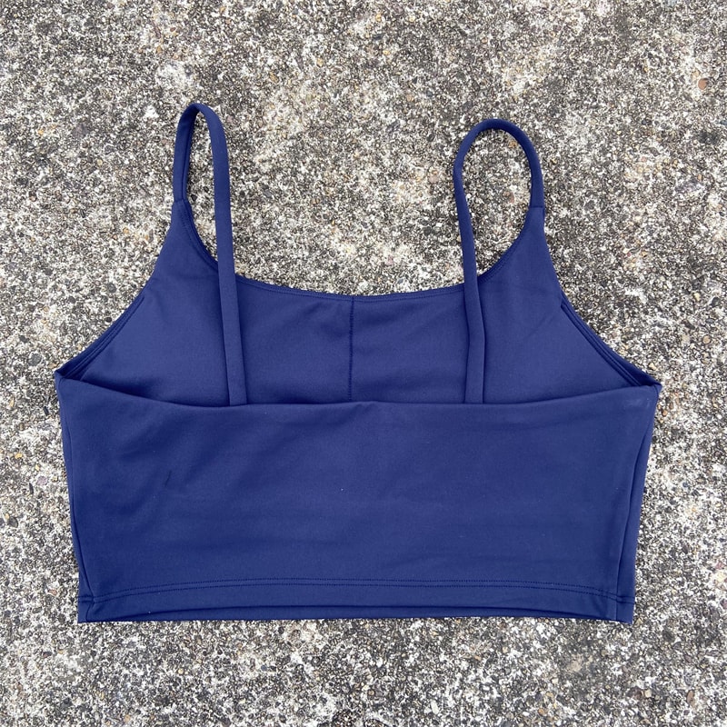 FlexCurve Backless High Impact Sports Bra Crop Top for Yoga, Running & Gym Workouts
