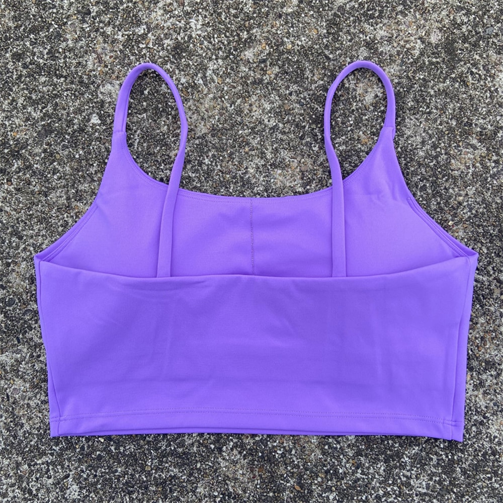 FlexCurve Backless High Impact Sports Bra Crop Top for Yoga, Running & Gym Workouts