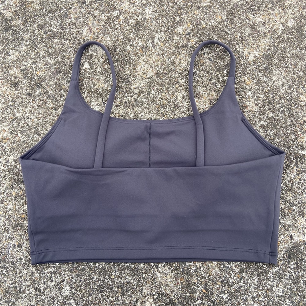 FlexCurve Backless High Impact Sports Bra Crop Top for Yoga, Running & Gym Workouts