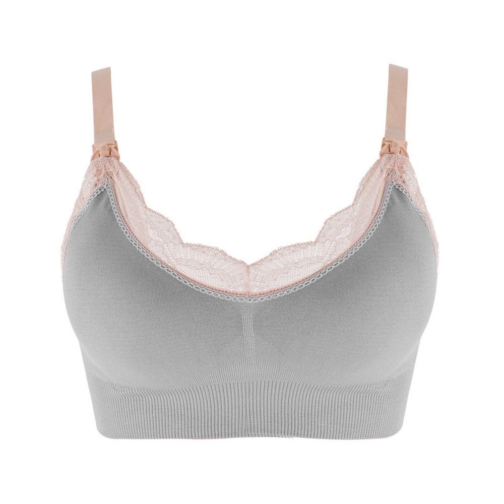 ComfortEase Seamless Nursing Bra – Breathable Maternity Bra for Easy Breastfeeding Support