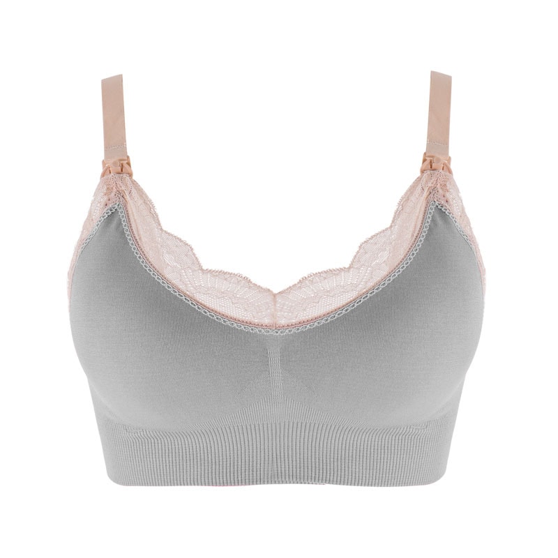 ComfortEase Seamless Nursing Bra – Breathable Maternity Bra for Easy Breastfeeding Support